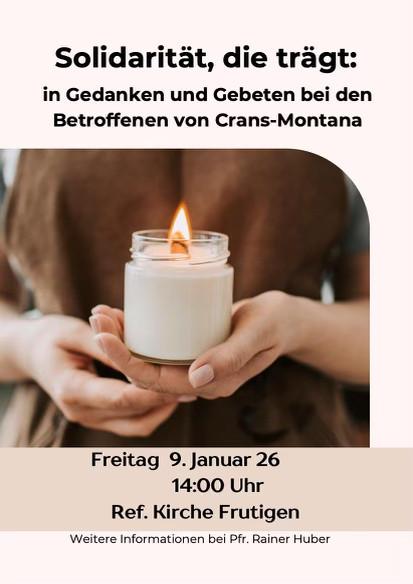 Solidarität, die trägt: Crans-Montana